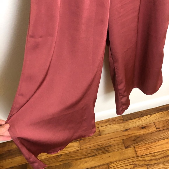 Urban Outfitters Satin Tube Top Culotte Jumpsuit - Picture 6 of 8